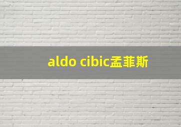 aldo cibic孟菲斯